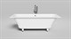 SALINI Orlanda Встраиваемая ванна с прямоугольной чашей, регулируемые ножки, донный клапан "Up&Down" белый, сифон, интегрированный слив-перелив размер 170х75 см, белый матовый - фото 256698