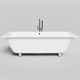 SALINI Orlanda Встраиваемая ванна с прямоугольной чашей, регулируемые ножки, донный клапан "Up&Down" белый, сифон, интегрированный слив-перелив размер 180х80 см, белый - фото 256740
