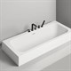 SALINI Orlanda Встраиваемая ванна с прямоугольной чашей, регулируемые ножки, донный клапан "Up&Down" белый, сифон, интегрированный слив-перелив размер 180х80 см, белый - фото 256761