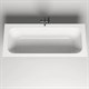 SALINI Orlanda Встраиваемая ванна с прямоугольной чашей, регулируемые ножки, донный клапан "Up&Down" белый, сифон, интегрированный слив-перелив размер 180х80 см, белый - фото 256763