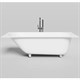 SALINI Ornella Встраиваемая ванна с прямоугольной чашей, регулируемые ножки, донный клапан "Up&Down" белый, сифон, интегрированный слив-перелив размер 170х70 см, белый - фото 256823