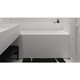 SALINI Ornella Встраиваемая ванна с прямоугольной чашей, регулируемые ножки, донный клапан "Up&Down" белый, сифон, интегрированный слив-перелив размер 170х70 см, белый - фото 256826