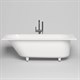 SALINI Ornella Встраиваемая ванна с прямоугольной чашей, регулируемые ножки, донный клапан "Up&Down" белый, сифон, интегрированный слив-перелив размер 170х70 см, белый матовый - фото 256852