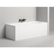 SALINI Ornella Встраиваемая ванна с прямоугольной чашей, регулируемые ножки, донный клапан "Up&Down" белый, сифон, интегрированный слив-перелив размер 170х80 см, белый - фото 256896