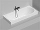 SALINI Ornella Встраиваемая ванна с прямоугольной чашей, регулируемые ножки, донный клапан "Up&Down" белый, сифон, интегрированный слив-перелив размер 180х80 см, белый - фото 256934