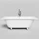 SALINI Ornella Встраиваемая ванна с прямоугольной чашей, регулируемые ножки, донный клапан "Up&Down" белый, сифон, интегрированный слив-перелив размер 180х80 см, белый - фото 256937
