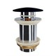 SALINI Донный клапан для раковины D 505, черный матовый - фото 257153