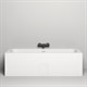 SALINI Orlanda Встраиваемая ванна с прямоугольной чашей, регулируемые ножки, донный клапан "Up&Down" белый, сифон, интегрированный слив-перелив размер 170х75 см, белый - фото 257244