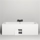 SALINI Orlanda Встраиваемая ванна с прямоугольной чашей, регулируемые ножки, донный клапан "Up&Down" белый, сифон, интегрированный слив-перелив размер 170х75 см, белый - фото 257245