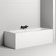 SALINI Orlanda Встраиваемая ванна с прямоугольной чашей, регулируемые ножки, донный клапан "Up&Down" белый, сифон, интегрированный слив-перелив размер 170х75 см, белый - фото 257248