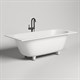 SALINI Ornella Встраиваемая ванна с прямоугольной чашей, регулируемые ножки, донный клапан "Up&Down" белый, сифон, интегрированный слив-перелив размер 170х75 см, белый - фото 257268
