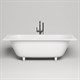 SALINI Ornella Встраиваемая ванна с прямоугольной чашей, регулируемые ножки, донный клапан "Up&Down" белый, сифон, интегрированный слив-перелив размер 170х75 см, белый матовый - фото 257276