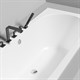 SALINI Ornella Встраиваемая ванна с прямоугольной чашей, регулируемые ножки, донный клапан "Up&Down" белый, сифон, интегрированный слив-перелив размер 170х75 см, белый матовый - фото 257278