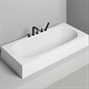 SALINI Ornella Встраиваемая ванна с прямоугольной чашей, регулируемые ножки, донный клапан "Up&Down" белый, сифон, интегрированный слив-перелив размер 170х75 см, белый матовый - фото 257284