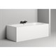 SALINI Ornella Встраиваемая ванна с прямоугольной чашей, регулируемые ножки, донный клапан "Up&Down" белый, сифон, интегрированный слив-перелив размер 180х80 см, белый - фото 257331