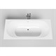 SALINI Ornella Встраиваемая ванна с прямоугольной чашей, регулируемые ножки, донный клапан "Up&Down" белый, сифон, интегрированный слив-перелив размер 180х80 см, белый - фото 257332
