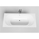 SALINI Ornella Встраиваемая ванна с прямоугольной чашей, регулируемые ножки, донный клапан "Up&Down" белый, сифон, интегрированный слив-перелив размер 180х80 см, белый - фото 257333