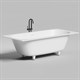 SALINI Ornella Встраиваемая ванна с прямоугольной чашей, регулируемые ножки, донный клапан "Up&Down" белый, сифон, интегрированный слив-перелив размер 190х80 см, белый - фото 257376