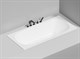 SALINI Ornella Встраиваемая ванна с прямоугольной чашей, регулируемые ножки, донный клапан "Up&Down" белый, сифон, интегрированный слив-перелив размер 190х80 см, белый матовый - фото 257393