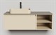 SALINI Domino Тумба со столешницей ширина 120 см, шпон - фото 257713