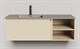 SALINI Domino Тумба со столешницей ширина 120 см, шпон - фото 257729