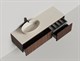 SALINI Domino Тумба со столешницей ширина 160 см, шпон - фото 257885