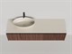 SALINI Domino Тумба со столешницей ширина 160 см, шпон - фото 257890
