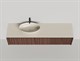 SALINI Domino Тумба со столешницей ширина 180 см, шпон - фото 257927