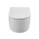 BELBAGNO Soft Чаша унитаза подвесного безободкового, смыв TORNADO, цвет белый - фото 258614