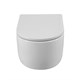BELBAGNO Soft Чаша унитаза подвесного безободкового, смыв TORNADO, цвет белый - фото 258619