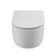 BELBAGNO Soft Чаша унитаза подвесного безободкового, смыв TORNADO, цвет белый - фото 258626