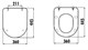 CREAVIT Крышка холодный серый матовый дюропласт с микролифтом (съемная) - фото 258663