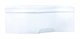 1MARKA Convey Ванна асимметричная пристенная размер 150х75 см, цвет белый - фото 259072