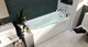 1MARKA Dipsa Ванна прямоугольная пристенная размер 170х75 см, цвет белый - фото 259091