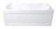 1MARKA Dipsa Ванна прямоугольная пристенная размер 170х75 см, цвет белый - фото 259093