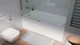 1MARKA Kleo Ванна прямоугольная пристенная размер 160х75 см, цвет белый - фото 259116