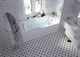 1MARKA Agora Ванна прямоугольная пристенная размер 170х75 см, цвет белый - фото 259338