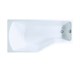 1MARKA Convey Ванна асимметричная пристенная размер 150х75 см, цвет белый - фото 259384