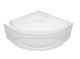 1MARKA Ibiza Ванна угловая пристенная размер 150х150 см, цвет белый - фото 259453