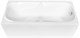 1MARKA Kleo Ванна прямоугольная пристенная размер 160х75 см, цвет белый - фото 259474
