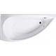 1MARKA Piccolo Ванна асимметричная пристенная размер 150х75 см, цвет белый - фото 259567