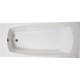 1MARKA Pragmatika Ванна прямоугольная пристенная размер 173-155х75 см, цвет белый - фото 259573