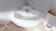1MARKA Trapani Ванна угловая пристенная размер 140х140 см, цвет белый - фото 259606