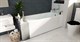 1MARKA Vita Ванна прямоугольная пристенная размер 160х70 см, цвет белый - фото 259611