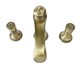 Bronze de Luxe Royal Смеситель для раковины на 3 отверстия, бронза Bronze de Luxe 21383