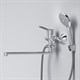 AM.PM X-Joy Смеситель для ванны и душа с длинным изливом и душевым набором, хром - фото 262196