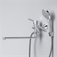 AM.PM X-Joy S Смеситель для ванны и душа с длинным изливом и душевым набором, хром - фото 262278