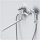AM.PM X-Joy S Смеситель для ванны и душа с длинным изливом и душевым набором, хром - фото 262280