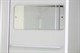 ESBANO Elegancia Душевая кабина прямоугольная с прозрачным стеклом и белым профилем ESW-108CKR. размер: 100 х 80 х 210 - фото 263165
