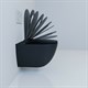 ESBANO Унитаз подвесной с сиденьем микролифт FORTEX (Matt Black). размер: 555х370х370. - фото 263432